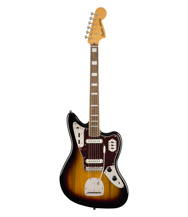 Squier Classic Vibe '70s Jaguar - Laurel Fretboard, 3-Colour Sunburst