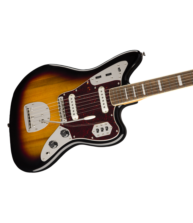 Squier Classic Vibe '70s Jaguar - Laurel Fretboard, 3-Colour Sunburst