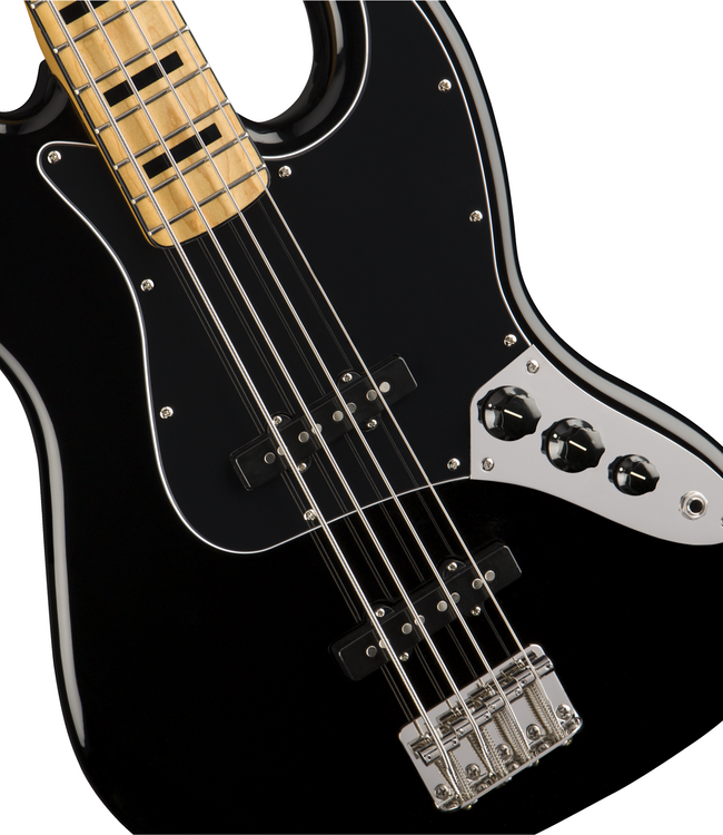 Squier Classic Vibe '70s Jazz Bass - Maple Fretboard, Black