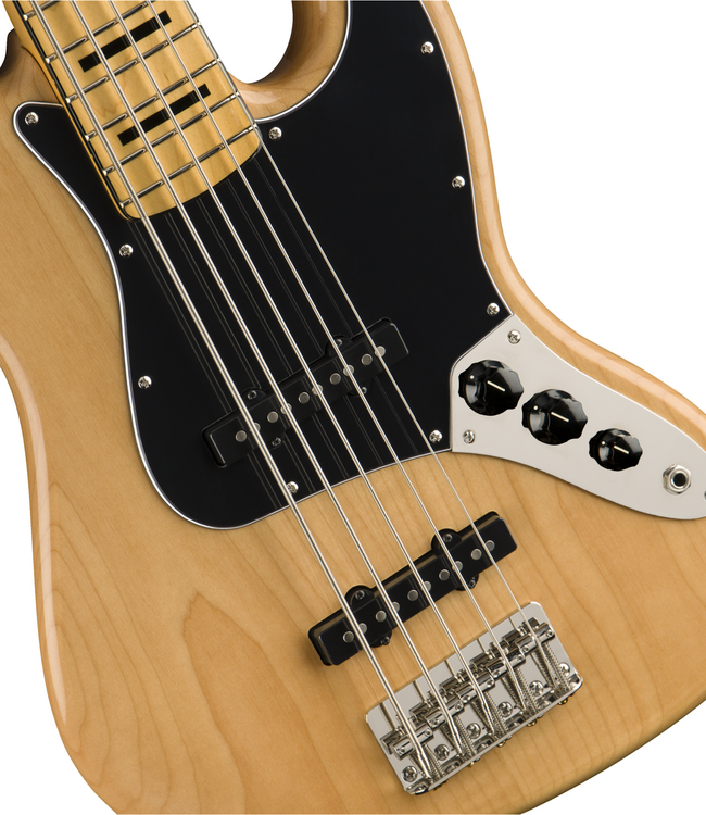 Squier Classic Vibe '70s Jazz Bass V - Maple Fretboard, Natural