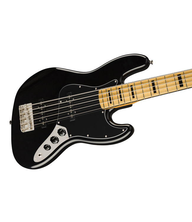 Squier Classic Vibe '70s Jazz Bass V - Maple Fretboard, Black
