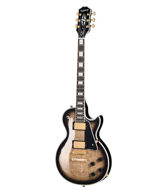 Epiphone Les Paul Custom Quilted Top - Cobra Burst