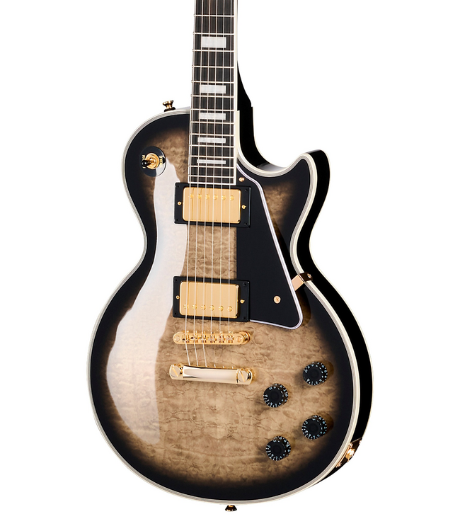 Epiphone Les Paul Custom Quilted Top - Cobra Burst