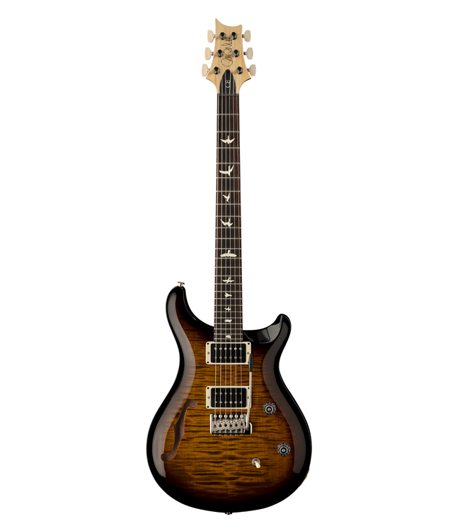 PRS PRS CE 24 Semi-Hollow - Black Amber