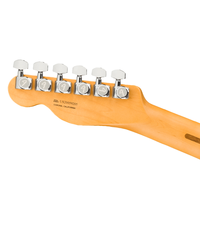 Fender American Ultra Luxe Telecaster - Rosewood Fretboard, Transparent Surf Green