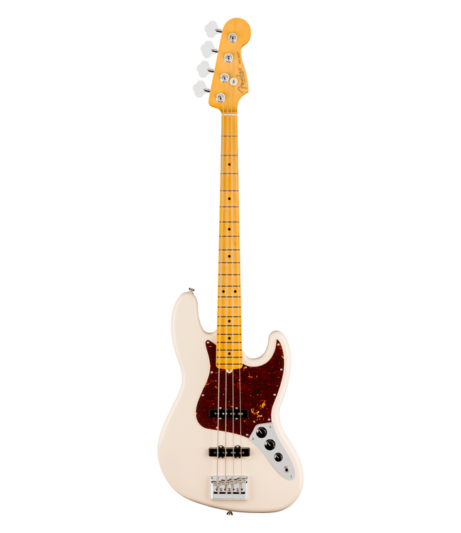 Fender American Professional Jazz Bass - Maple Fretboard, Olympic White