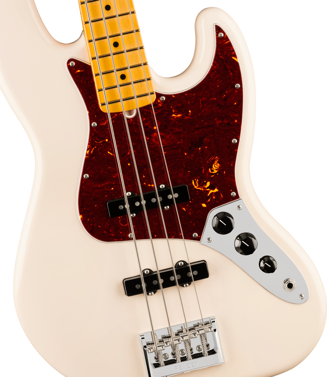 Fender American Professional Jazz Bass - Maple Fretboard, Olympic White