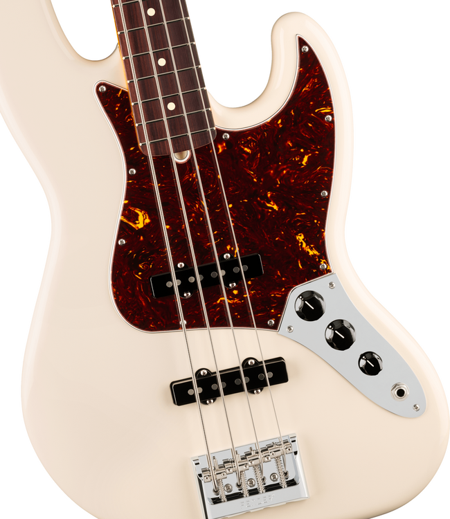 Fender American Professional Jazz Bass - Rosewood Fretboard, Olympic White