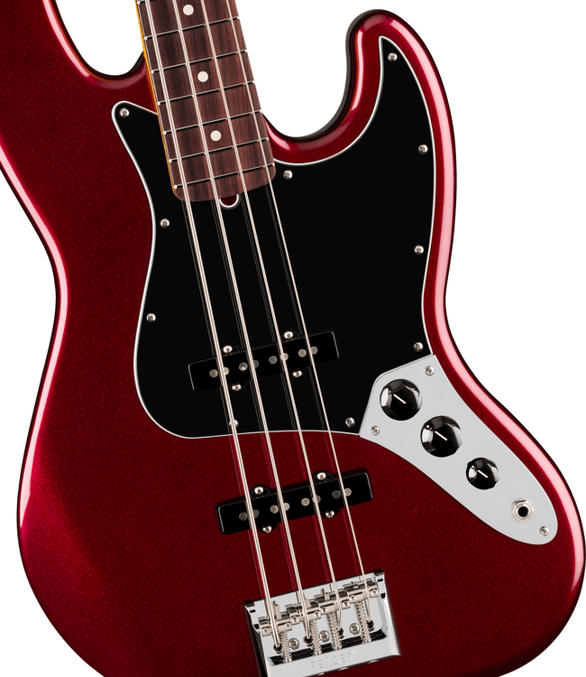 Fender American Professional Jazz Bass - Rosewood Fretboard, Oxblood
