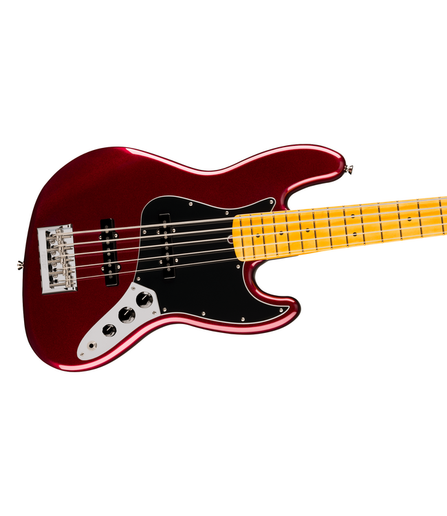 Fender American Professional Jazz Bass V - Maple Fretboard, Oxblood
