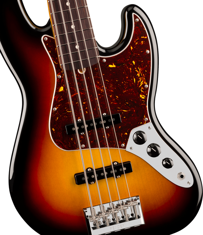 Fender American Professional Jazz Bass V - Rosewood Fretboard, 3-Colour Sunburst