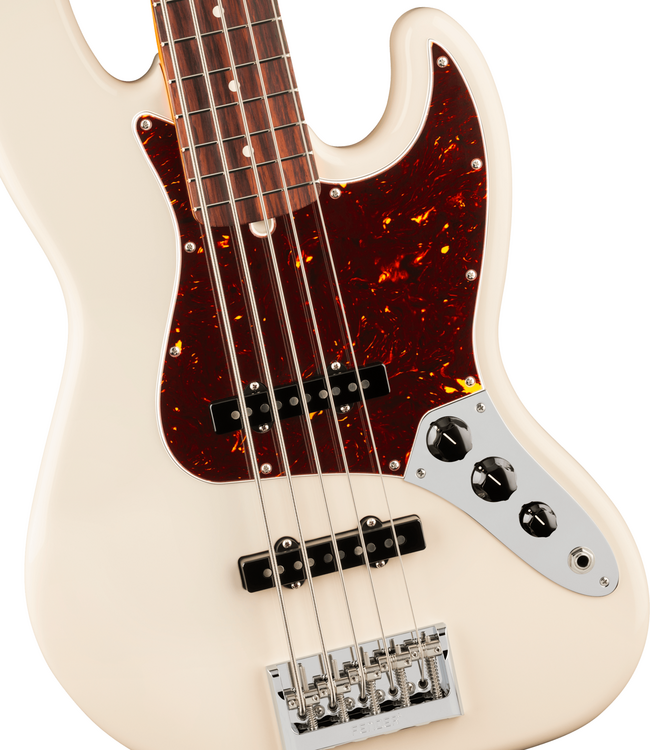 Fender American Professional Jazz Bass V - Rosewood Fretboard, Olympic White