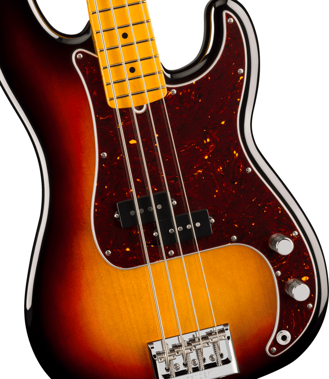 Fender American Professional Precision Bass - Maple Fretboard, 3-Colour Sunburst