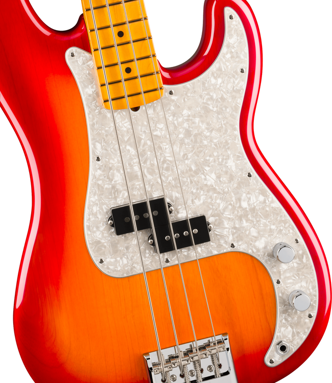 Fender American Professional Precision Bass - Maple Fretboard, Aged Cherry Burst