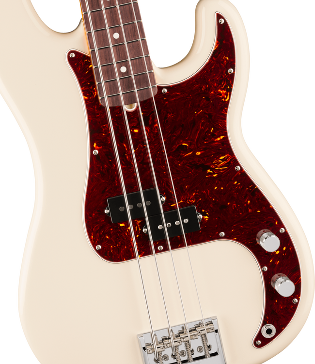 Fender American Professional Precision Bass - Rosewood Fretboard, Olympic White
