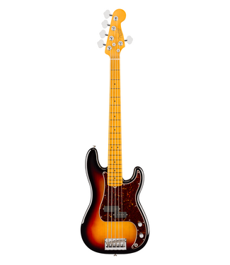 Fender Fender American Professional Precision Bass V - Maple Fretboard, 3-Colour Sunburst