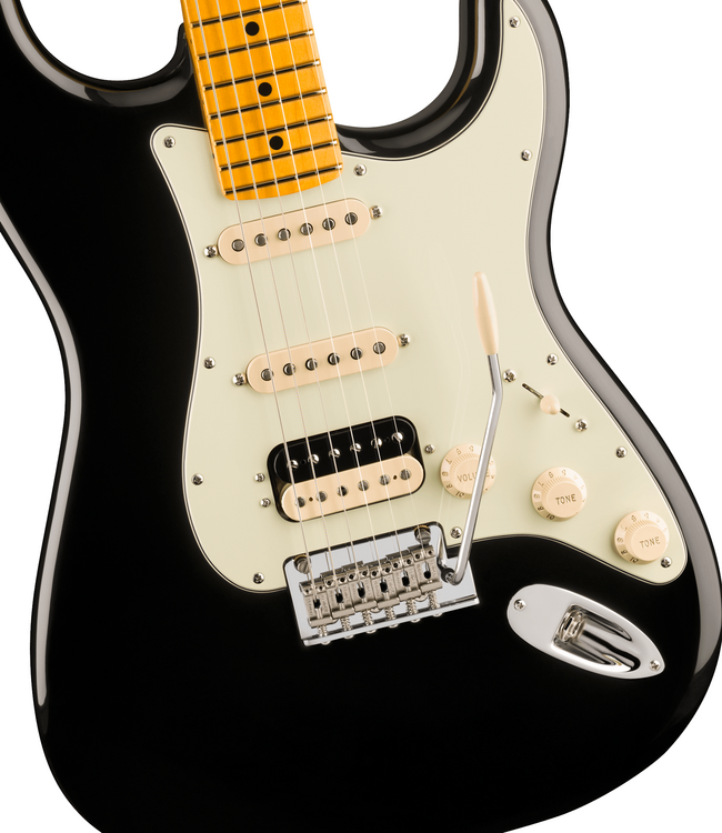 Fender American Professional Stratocaster HSS - Maple Fretboard, Black