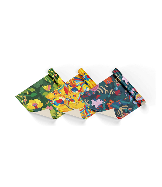 Beatles Yellow Submarine Wrapping Paper Bundle