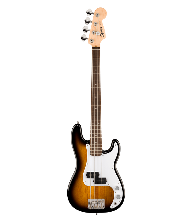 Squier Mini Precision Bass - Laurel Fretboard, 2-Colour Sunburst
