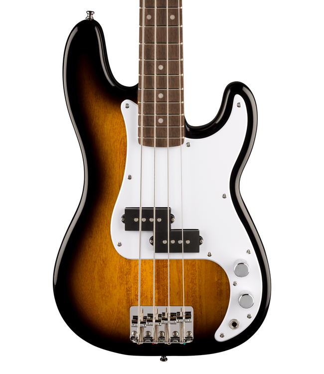 Squier Mini Precision Bass - Laurel Fretboard, 2-Colour Sunburst