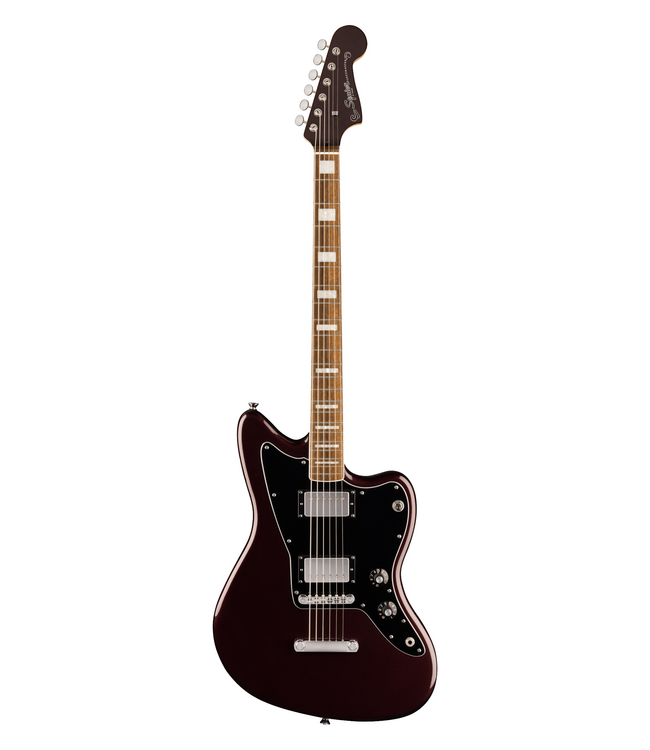 Squier Squier Paranormal Baritone Jazzmaster HH - Laurel Fretboard, Oxblood