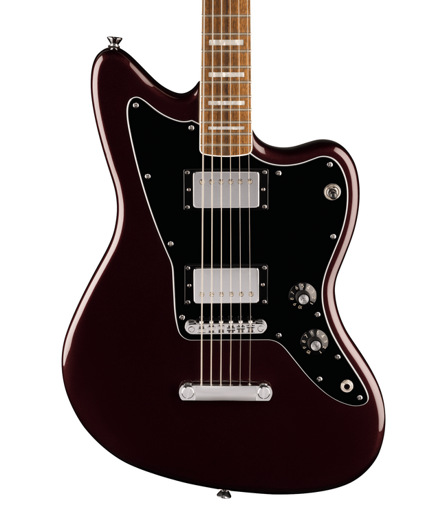 Squier Paranormal Baritone Jazzmaster HH - Laurel Fretboard, Oxblood