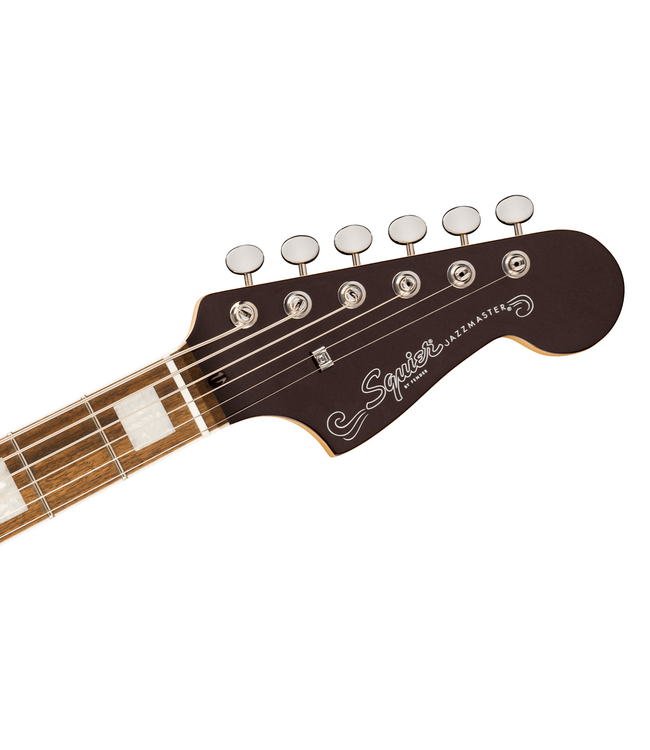 Squier Paranormal Baritone Jazzmaster HH - Laurel Fretboard, Oxblood
