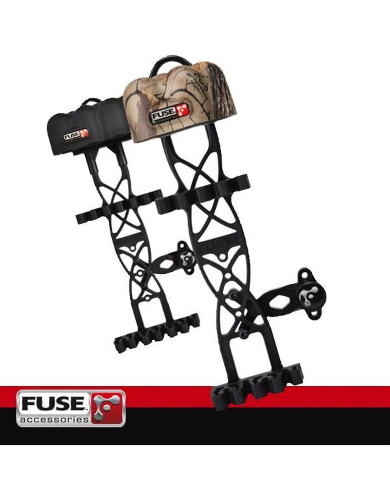 FUSE ARCHERY VECTOR QUIVER 4 ARROW BLACK OUT Easthill Outdoors