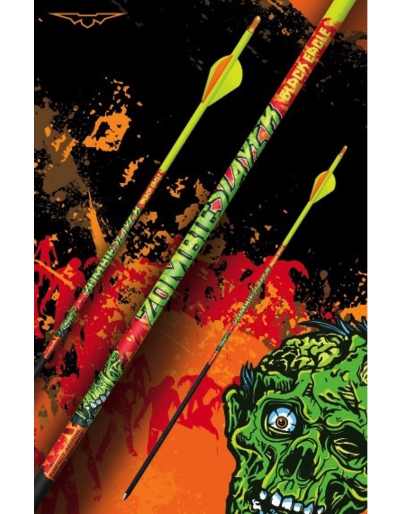 BLACK EAGLE ZOMBIE SLAYER CRESTED ARROWS 400 .003 Easthill Outdoors