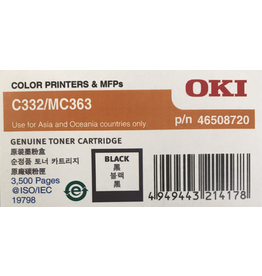 OKI OKI MC363dn Black 3,500 page toner