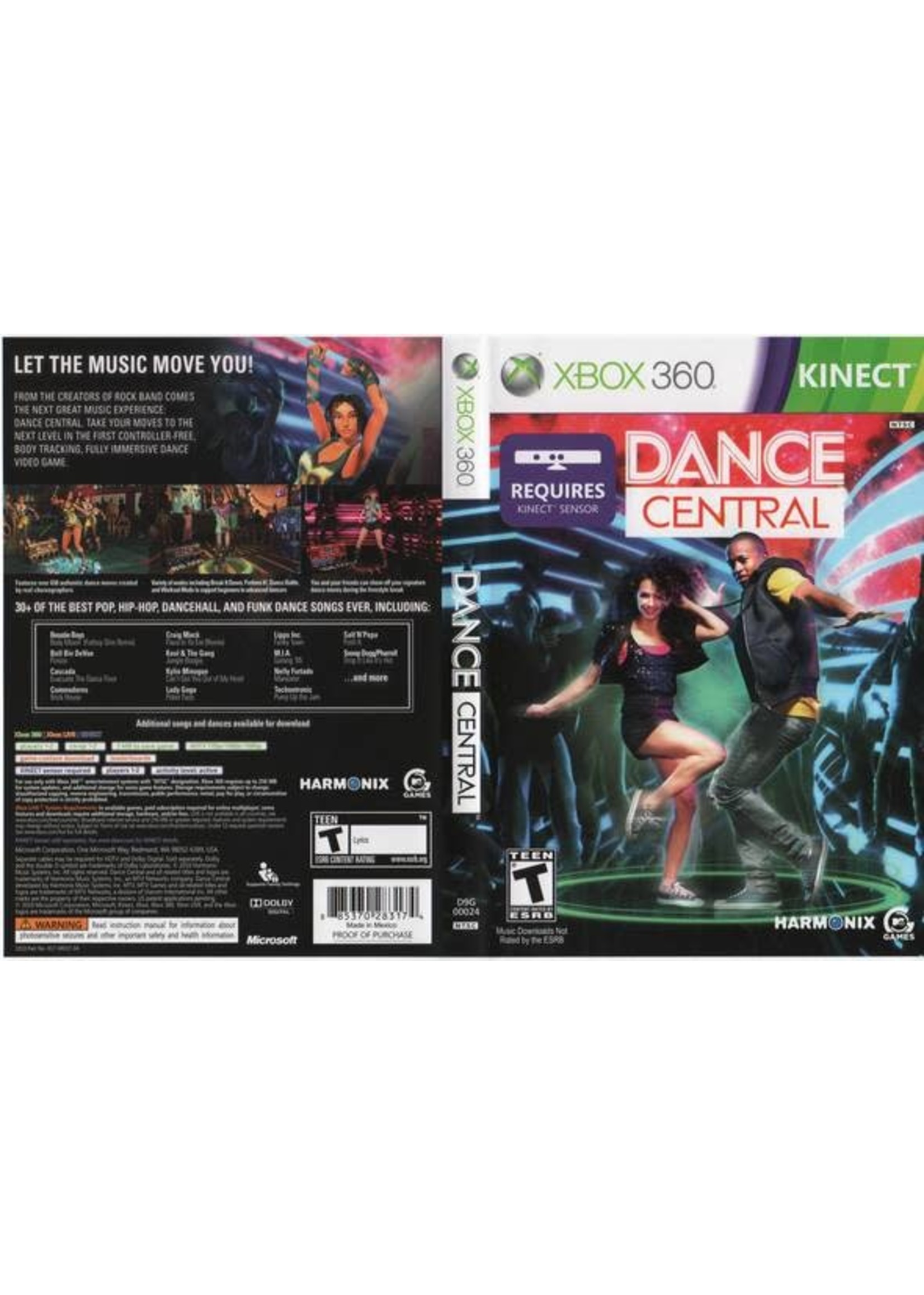 Microsoft Xbox 360 Dance Central