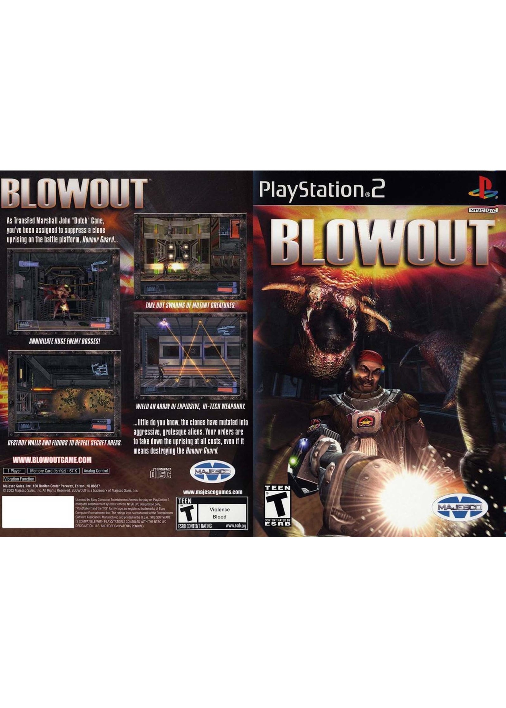 Sony Playstation 2 (PS2) Blowout