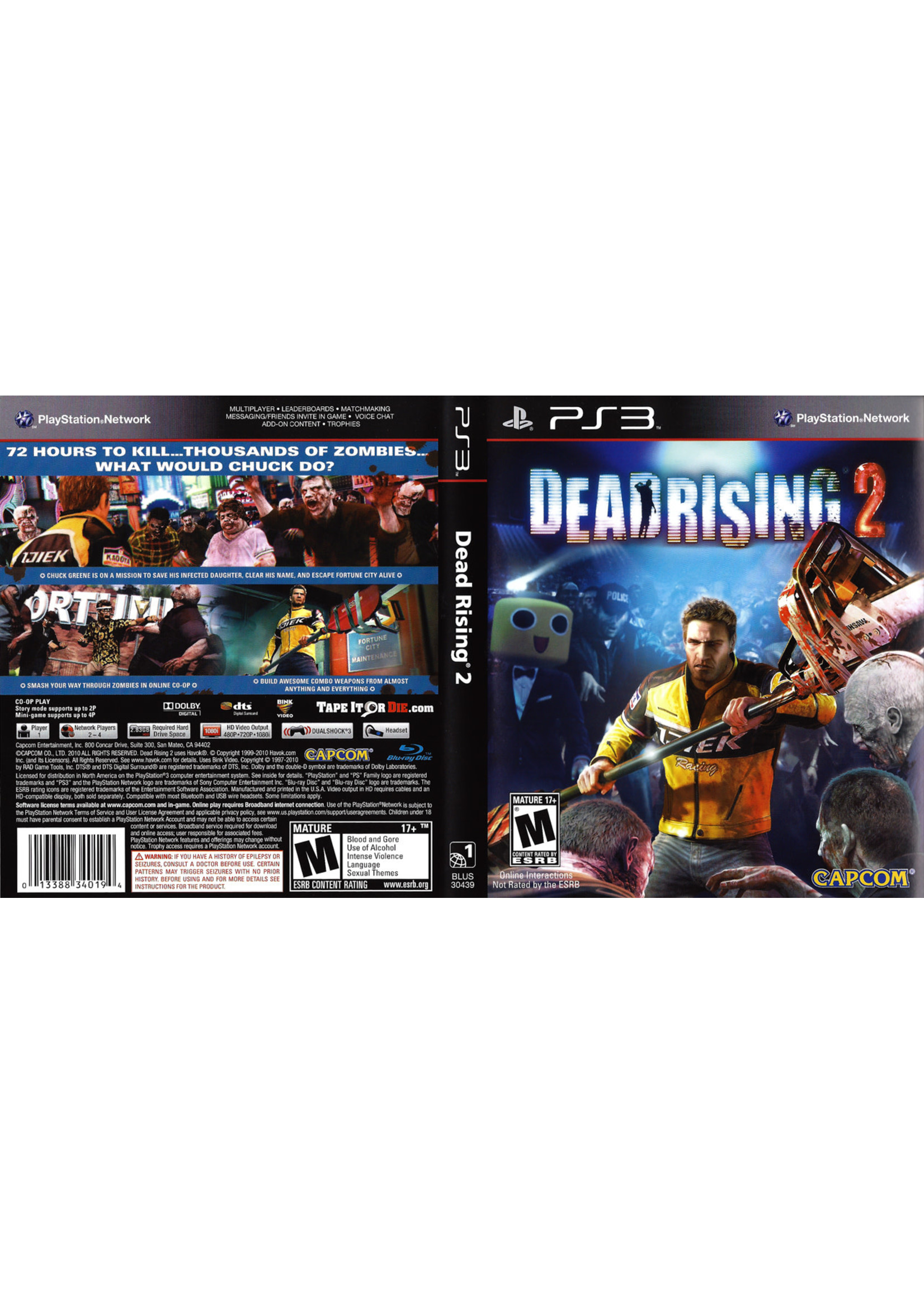 Sony Playstation 3 (PS3) Dead Rising 2