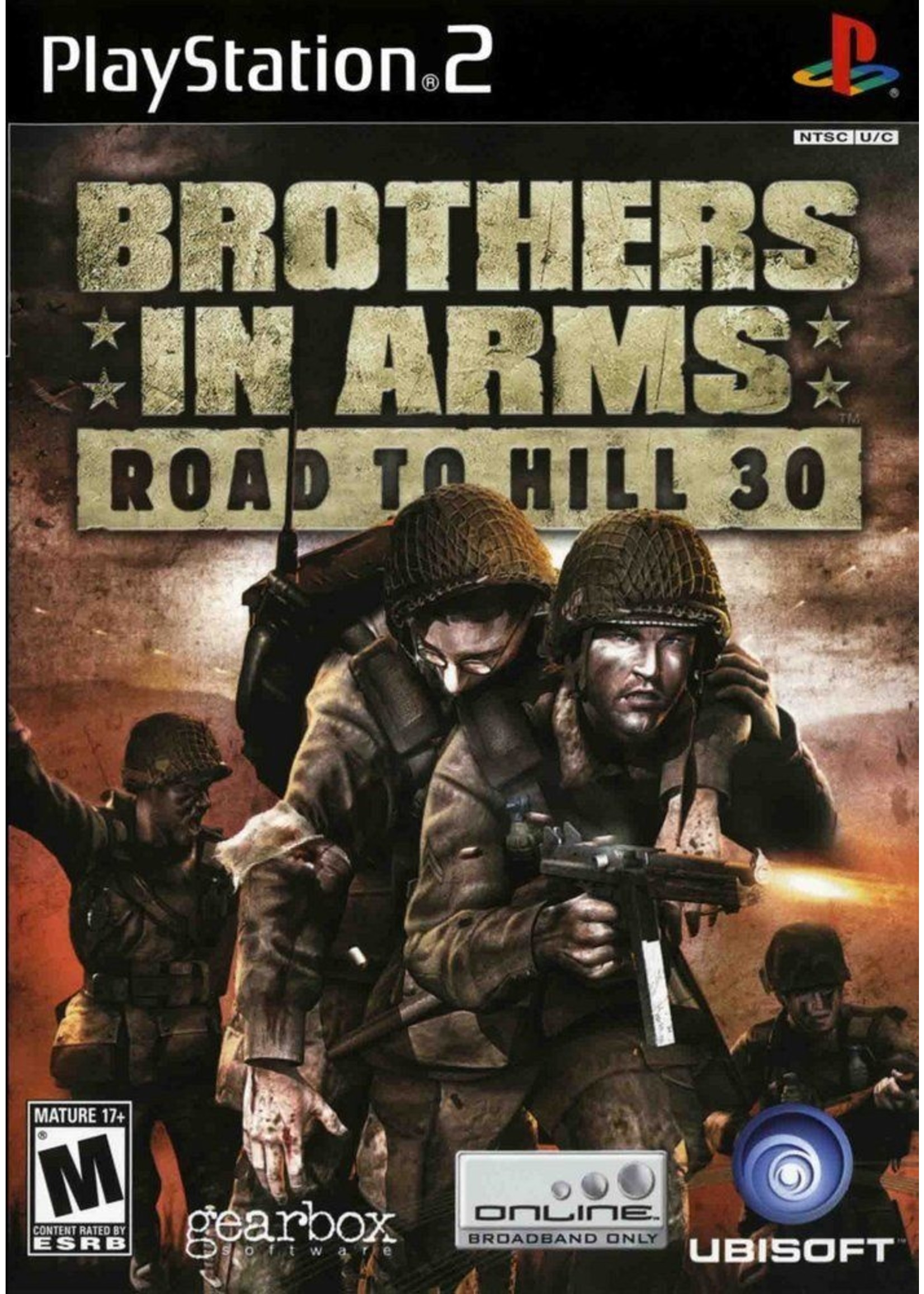 Sony Playstation 2 (PS2) Brothers in Arms Road to Hill 30
