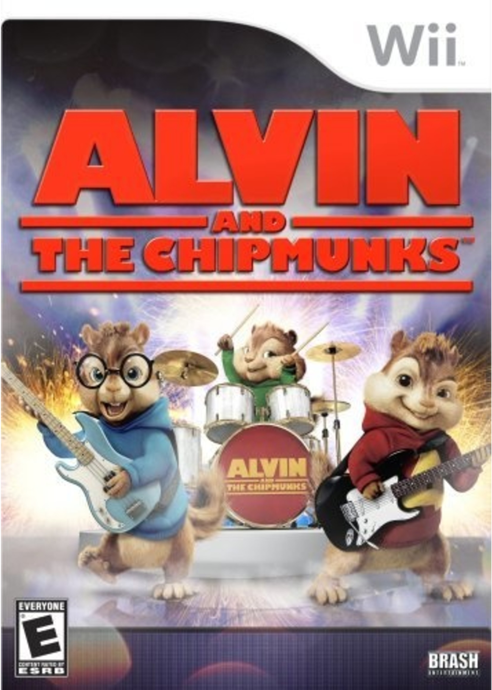 Nintendo Wii Alvin And The Chipmunks The Game