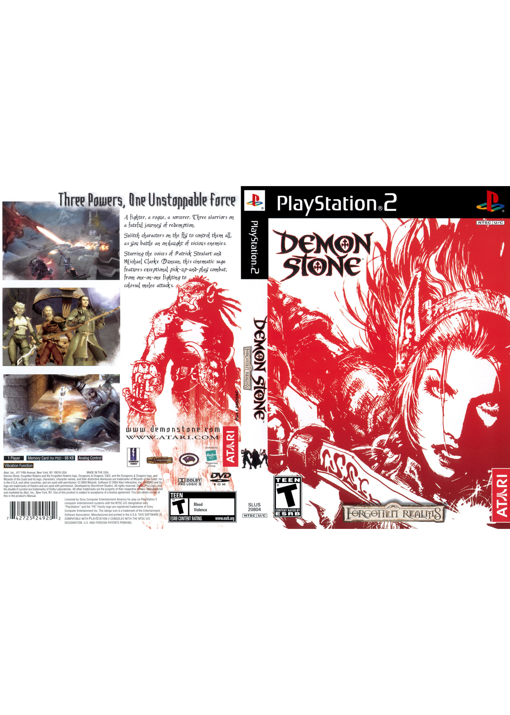 Sony Playstation 2 (PS2) Demon Stone