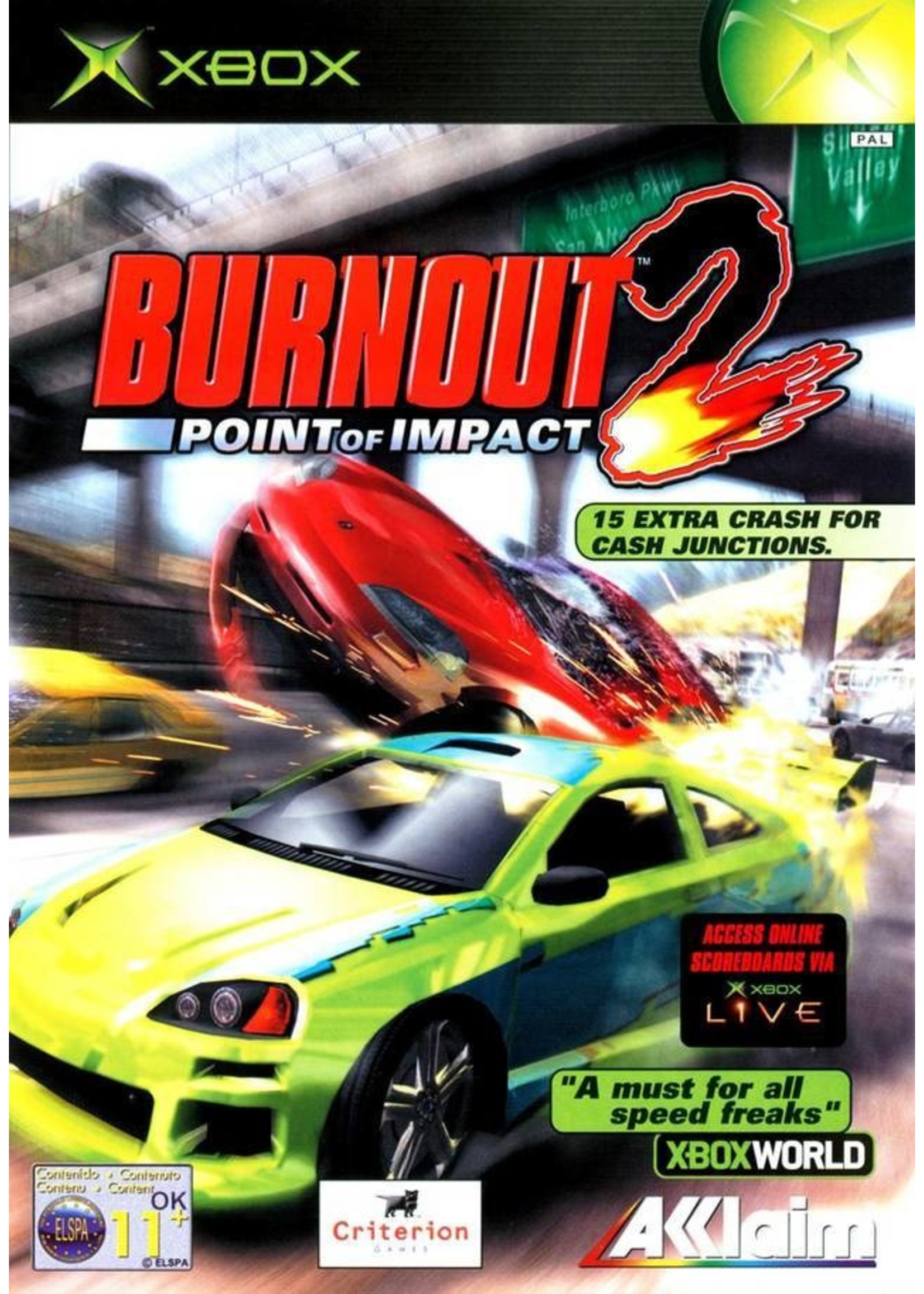 Microsoft Xbox Burnout 2 Point of Impact