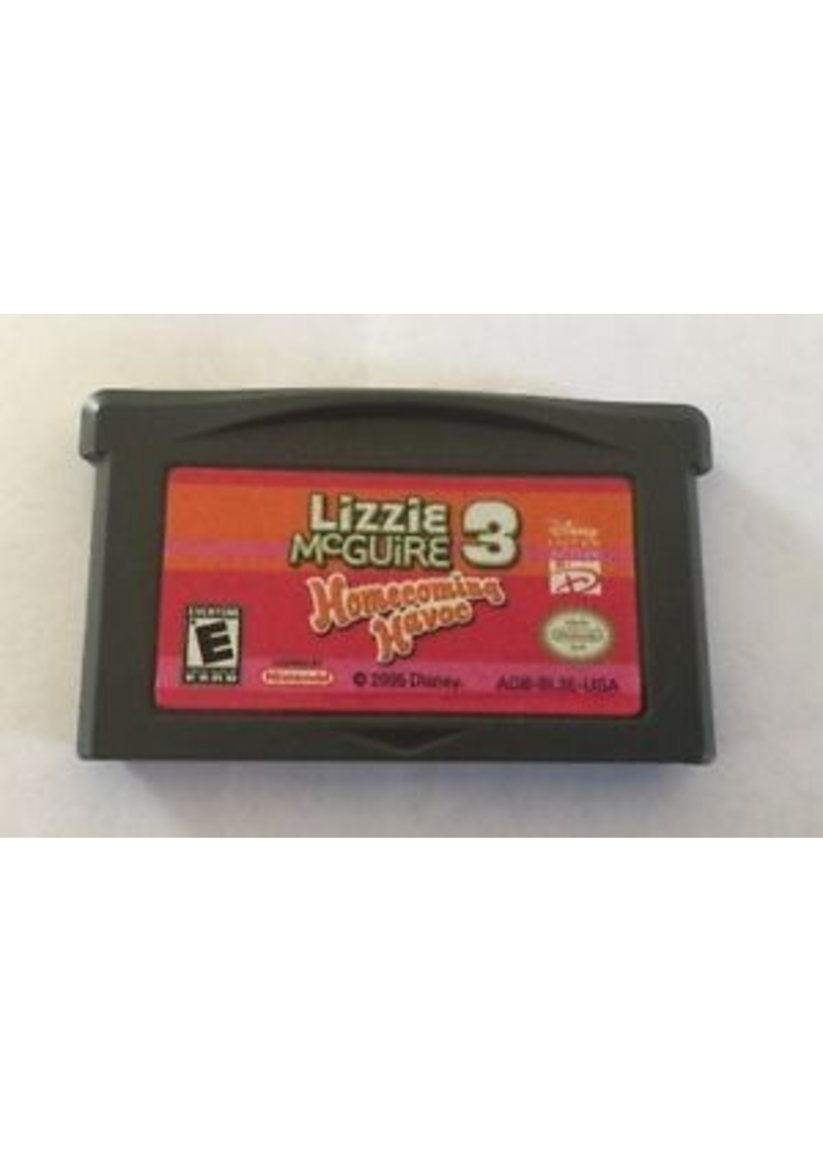 Nintendo Gameboy Advance Lizzie McGuire 3