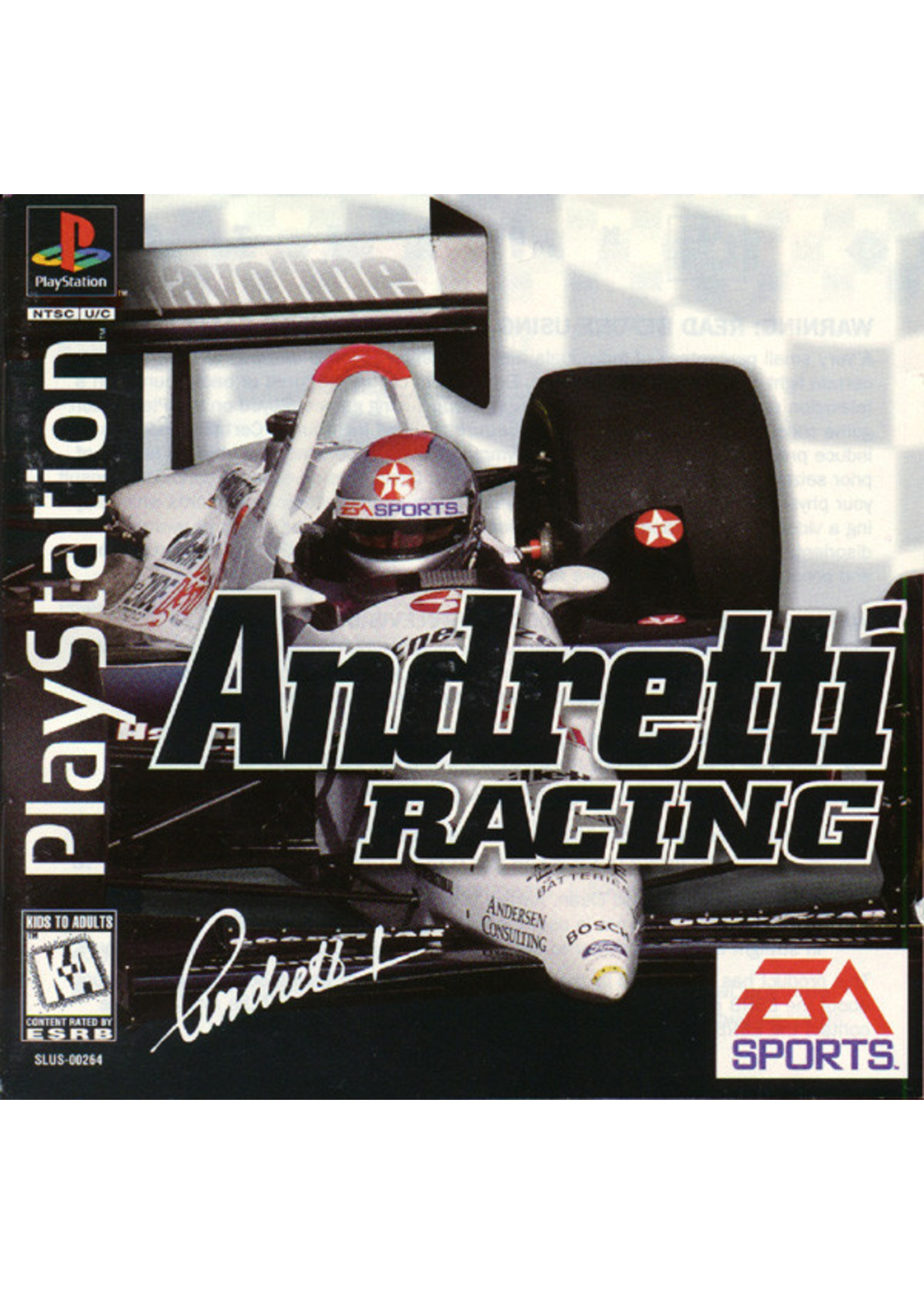 Sony Playstation 1 (PS1) Andretti Racing