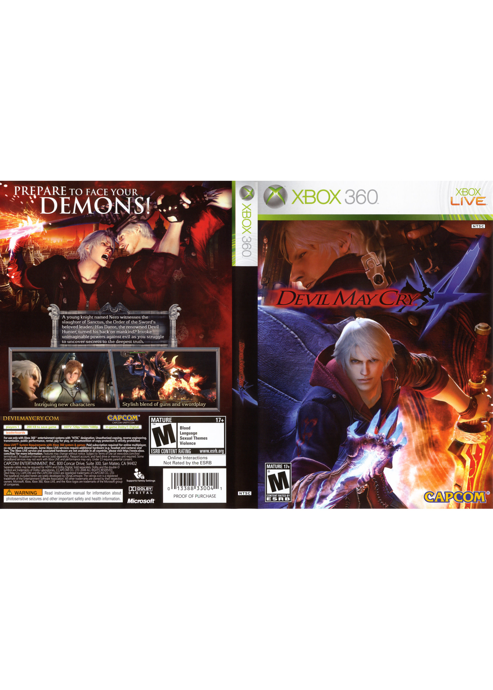 Microsoft Xbox 360 Devil May Cry 4