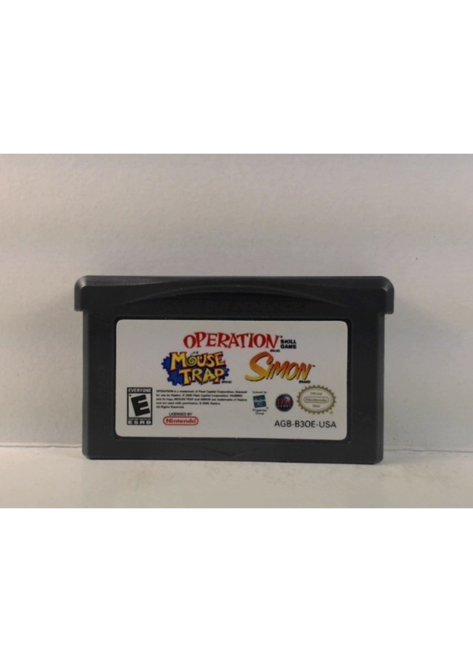 Nintendo Gameboy Advance Operation/Mouse Trap/Simon