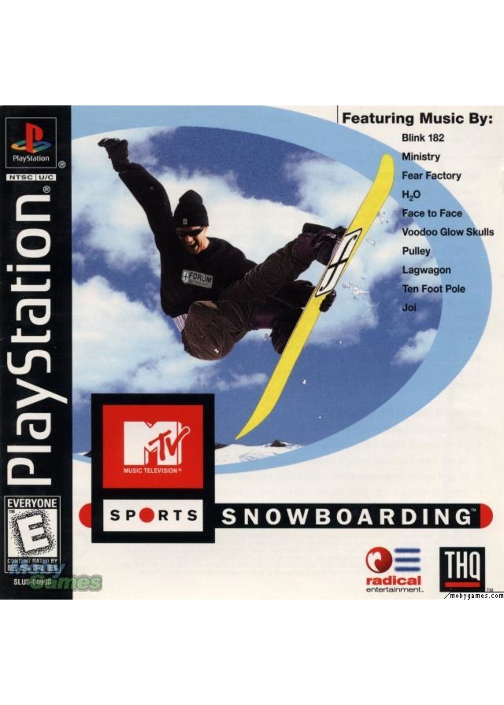 Sony Playstation 1 (PS1) MTV Sports Snowboarding