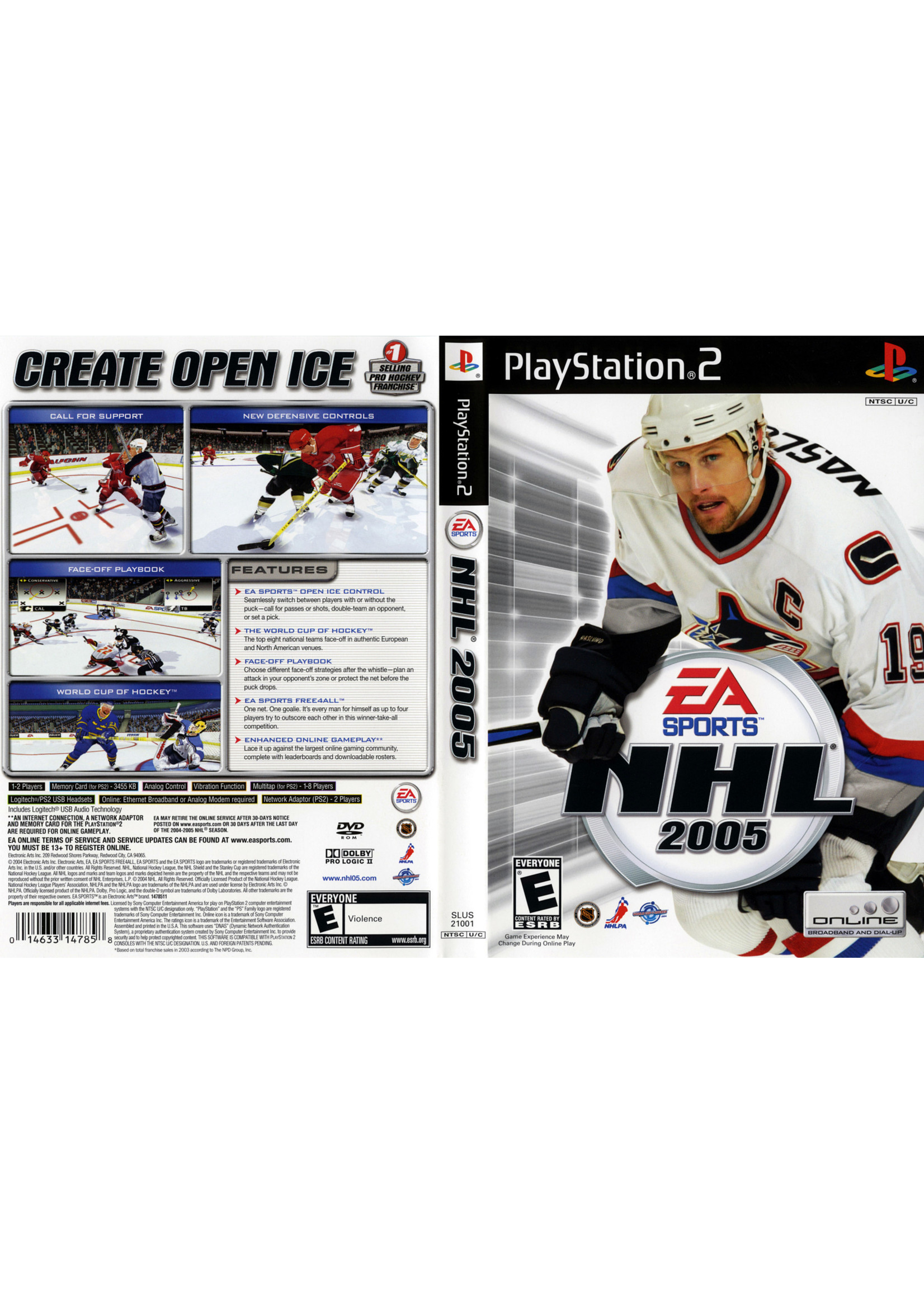 Sony Playstation 2 (PS2) NHL 2005
