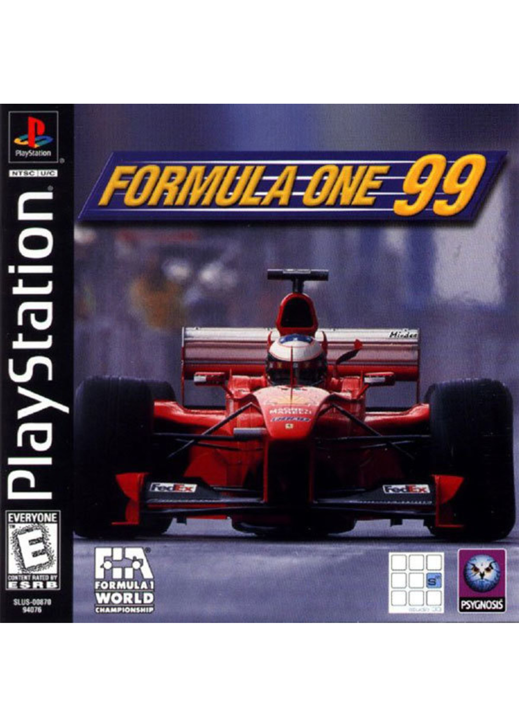 Sony Playstation 1 (PS1) Formula 1 99