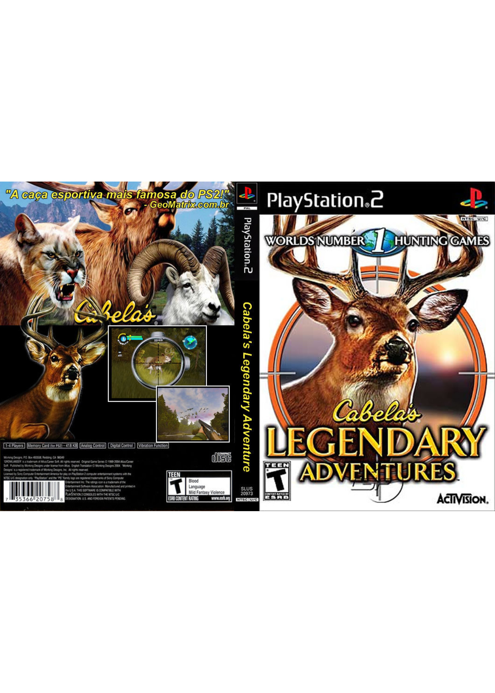 sony-playstation-ps2-cabela-s-legendary-adventures-ubicaciondepersonas-cdmx-gob-mx