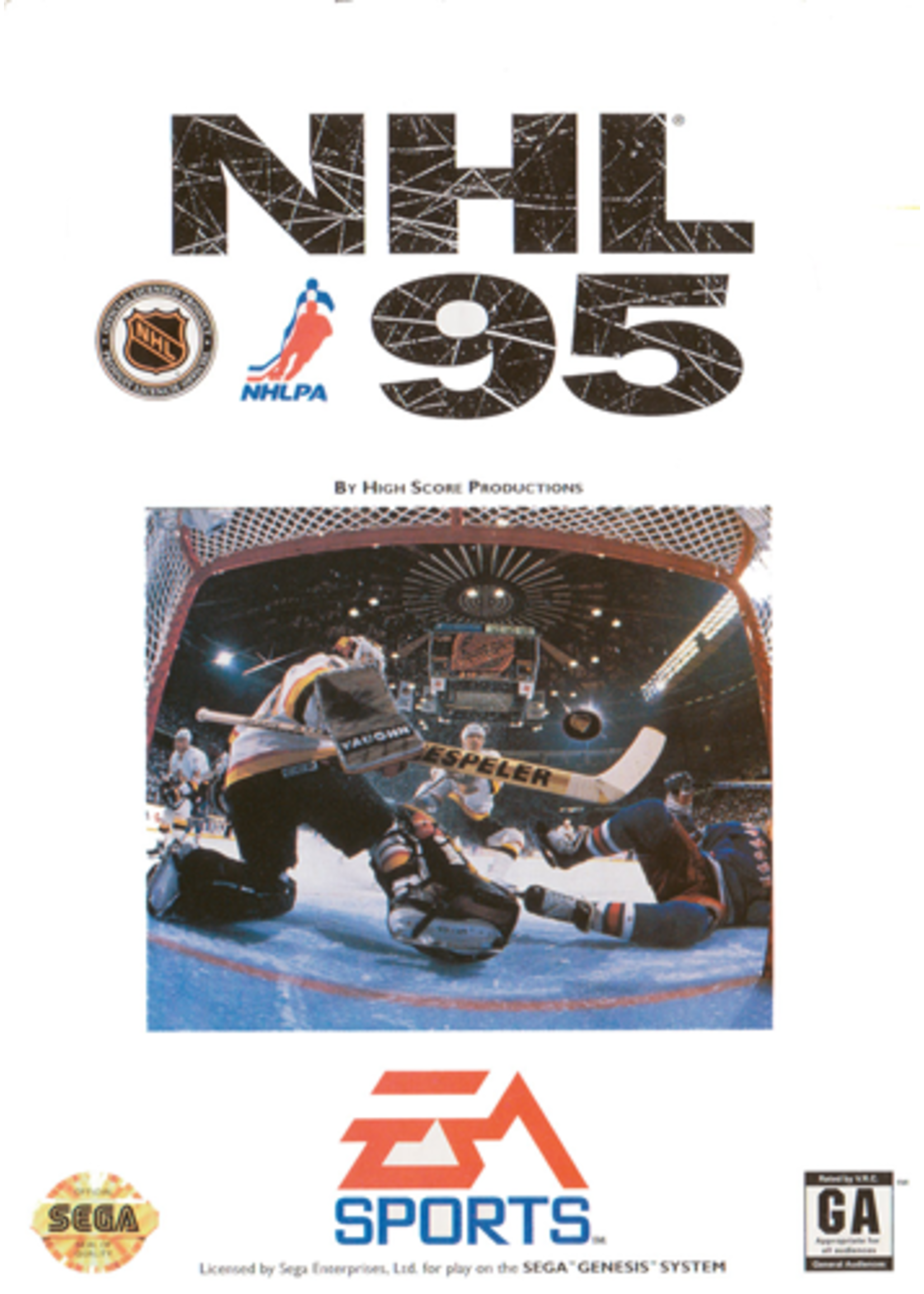 Sega Genesis NHL 95