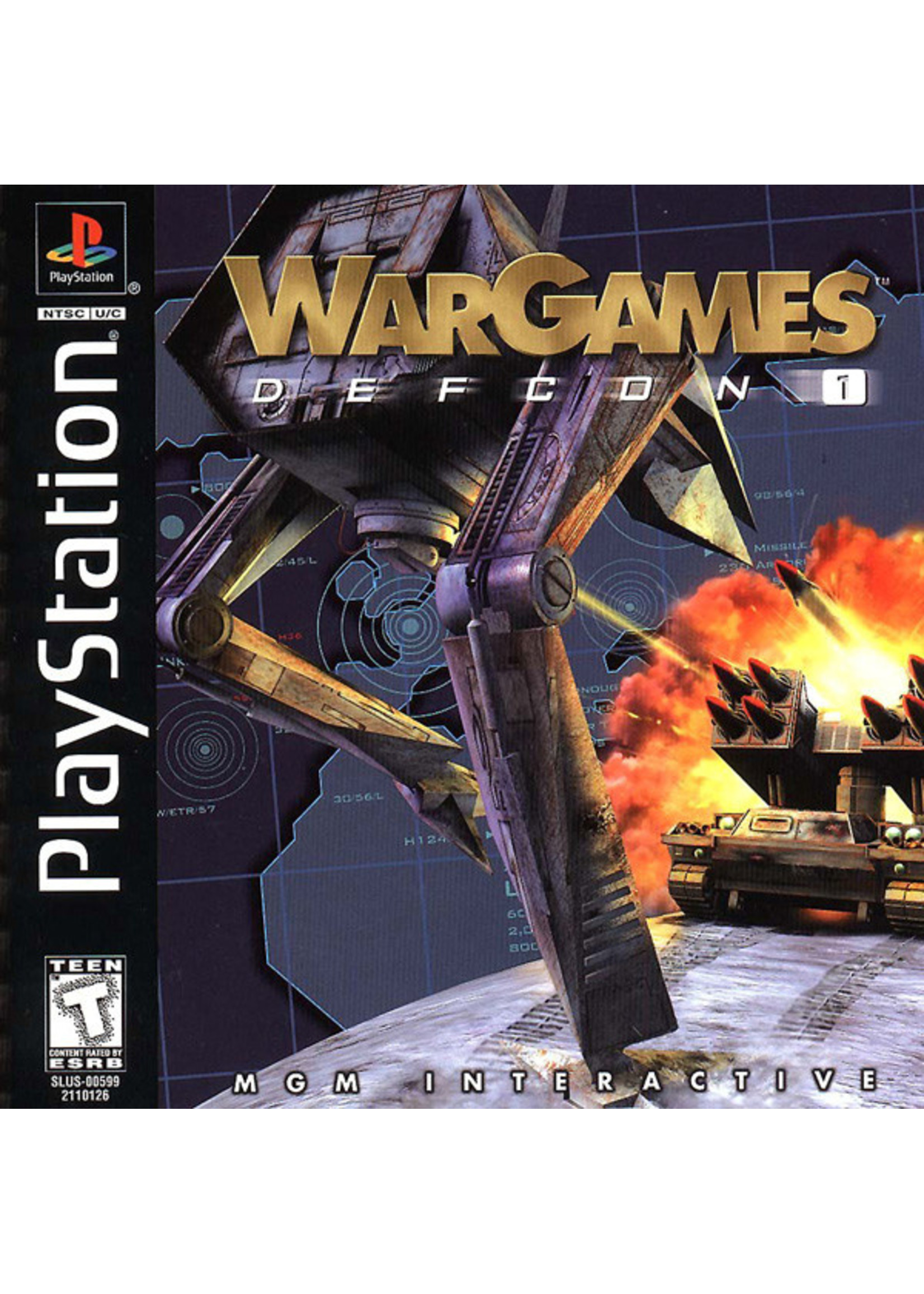 Sony Playstation 1 (PS1) War Games Defcon 1