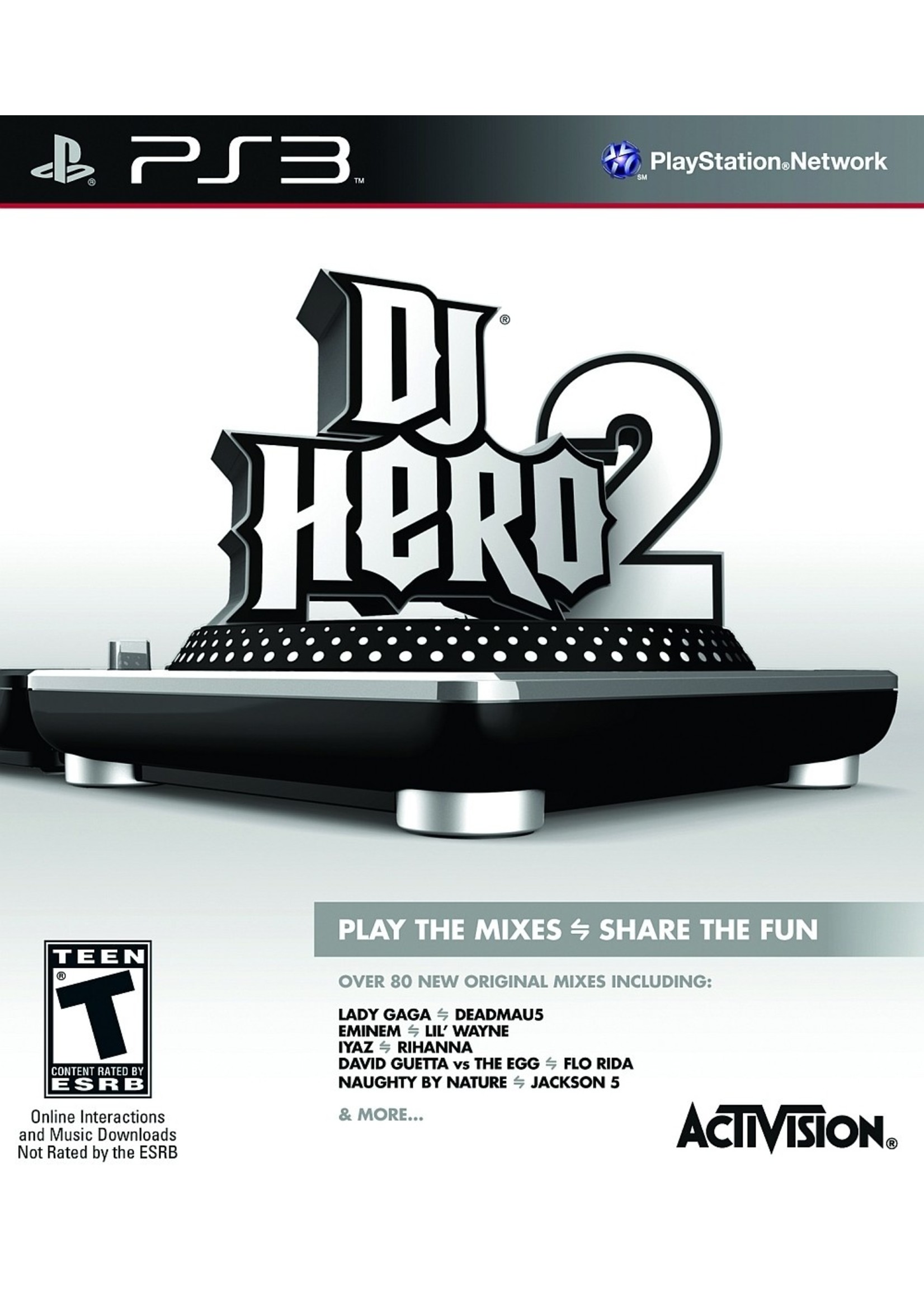 Sony Playstation 3 (PS3) DJ Hero 2