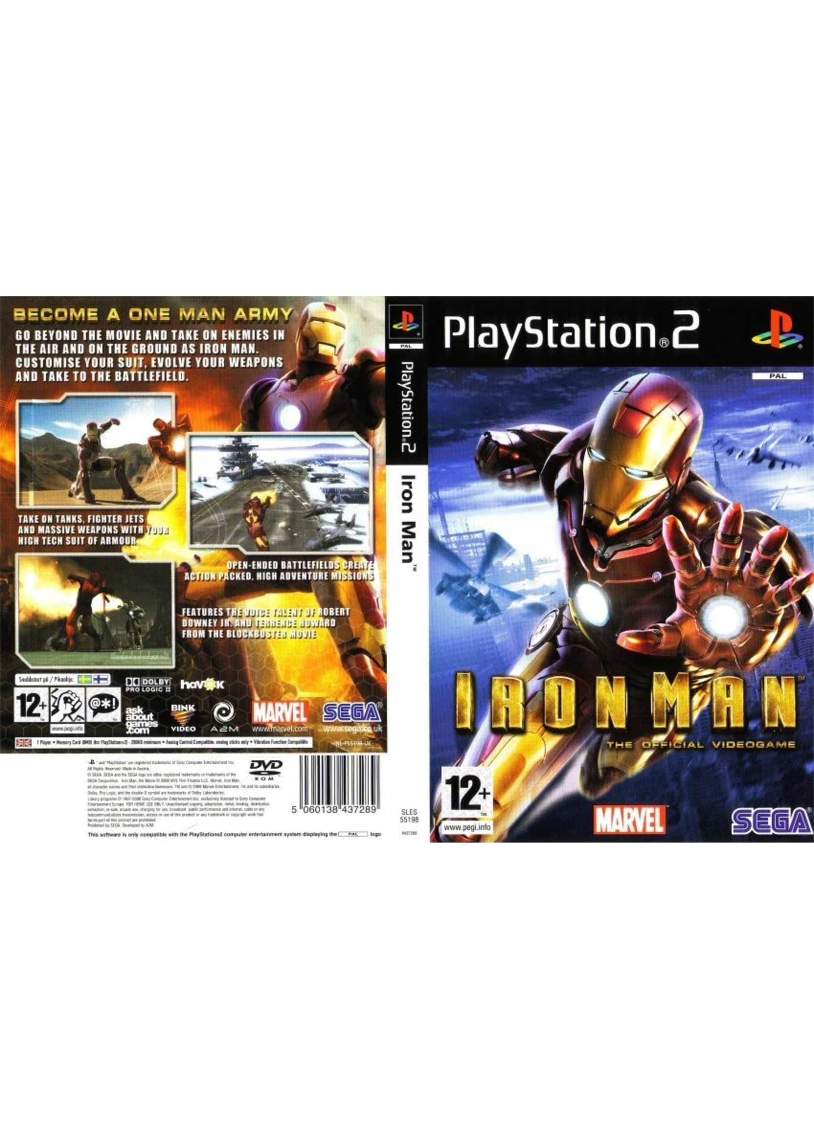 Sony Playstation 2 (PS2) Iron Man