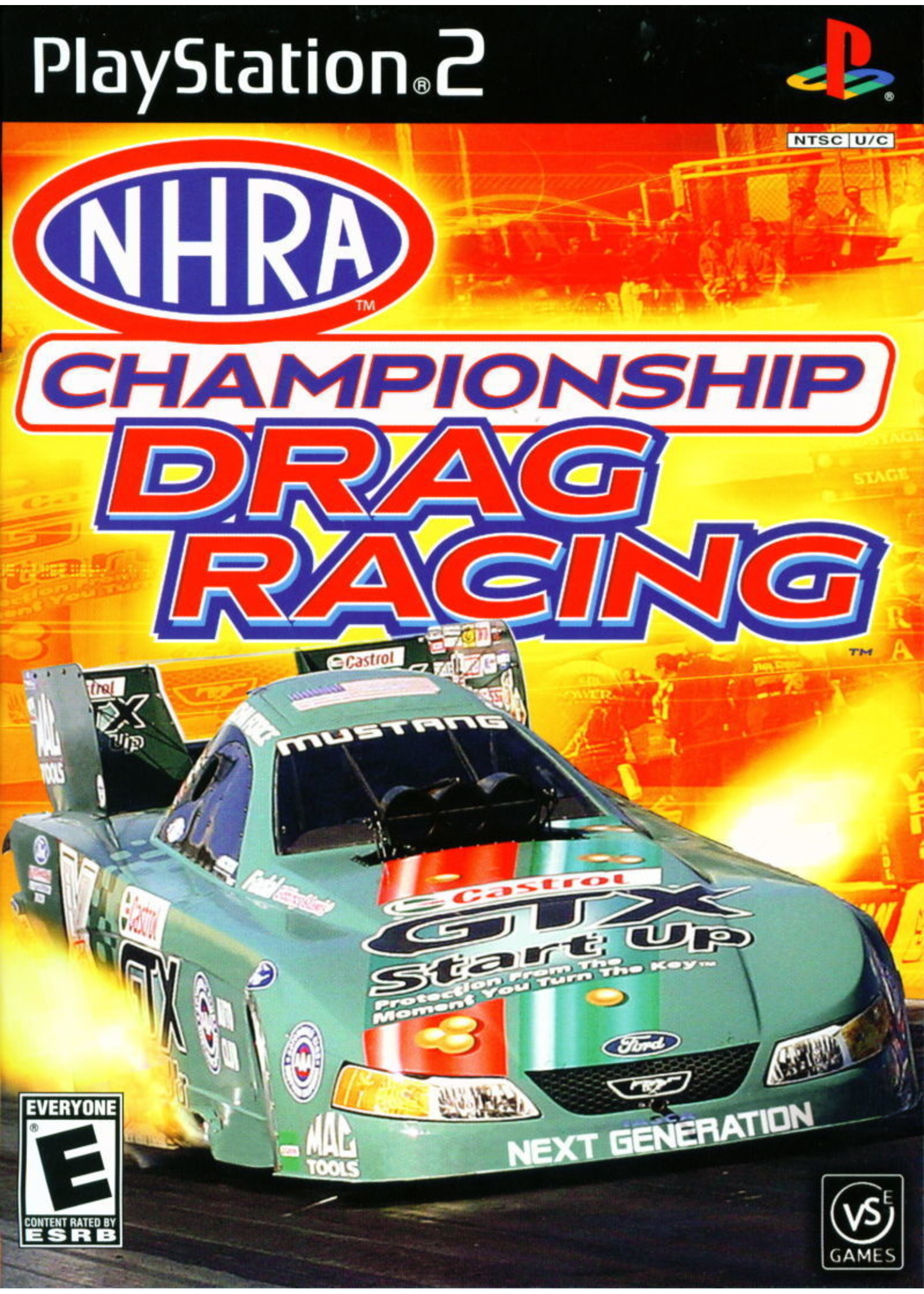 Sony Playstation 2 (PS2) NHRA Championship Drag Racing